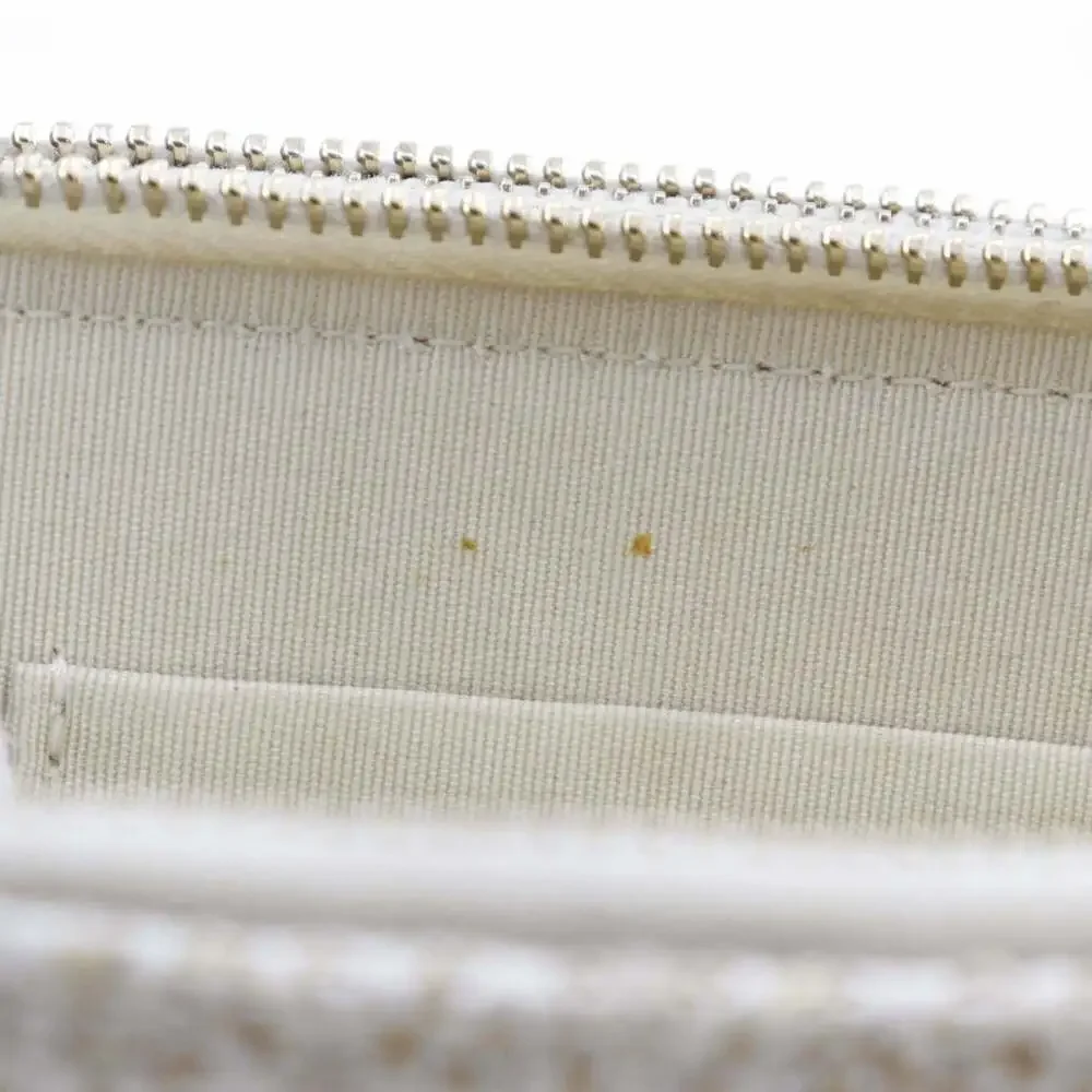 CHANEL White Deauville Shoulder Bag